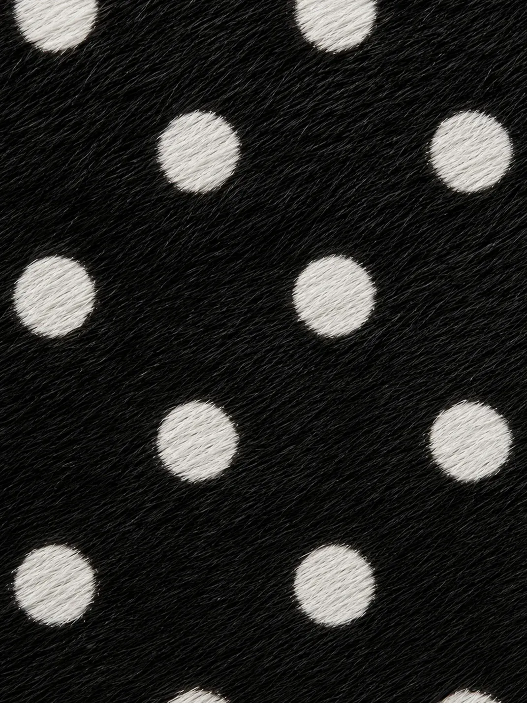 KARMANISTIC | Polka Dot Rhinestone Logo Leather Belt
