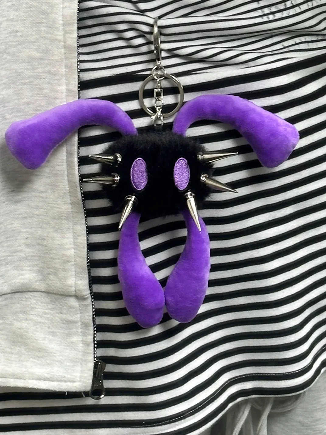 Antiphase | Four-Eared Spiked Rabbit Plush Keychain