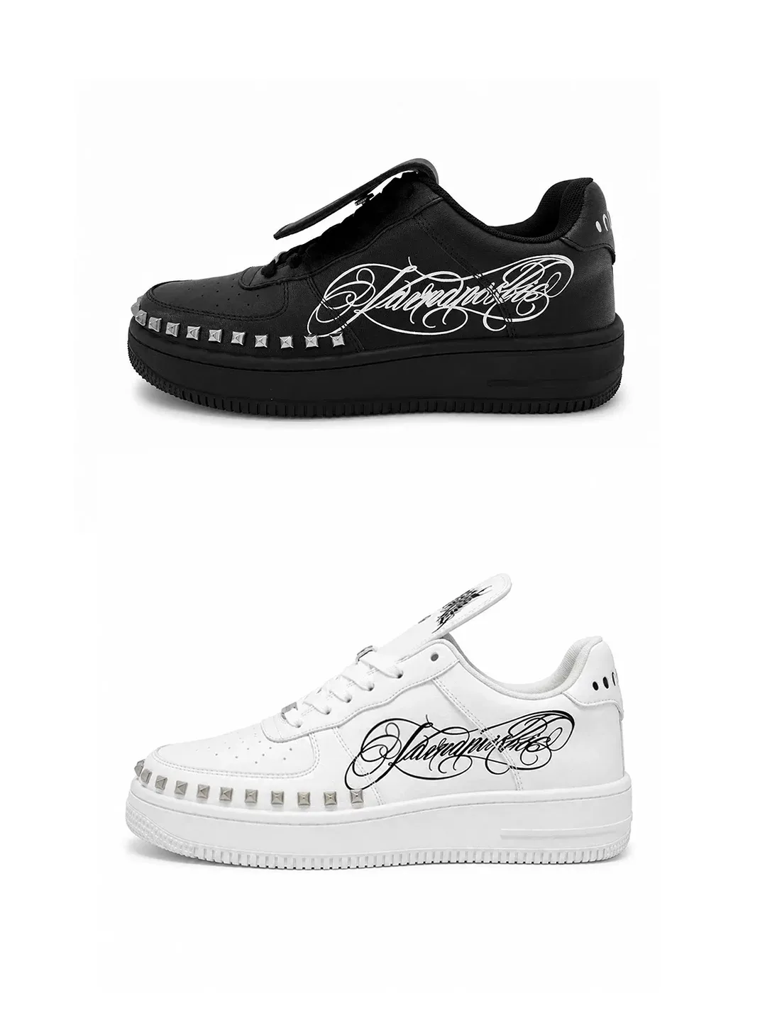 KARMANISTIC | Low-Top Script Logo Sneakers