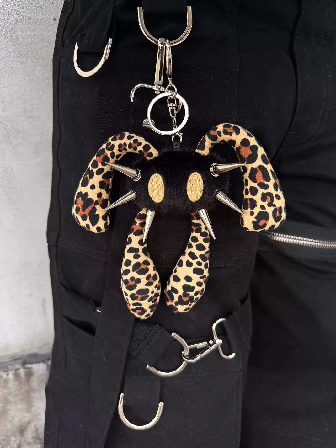 Antiphase | Four-Eared Leopard Print Rabbit Doll Keychain