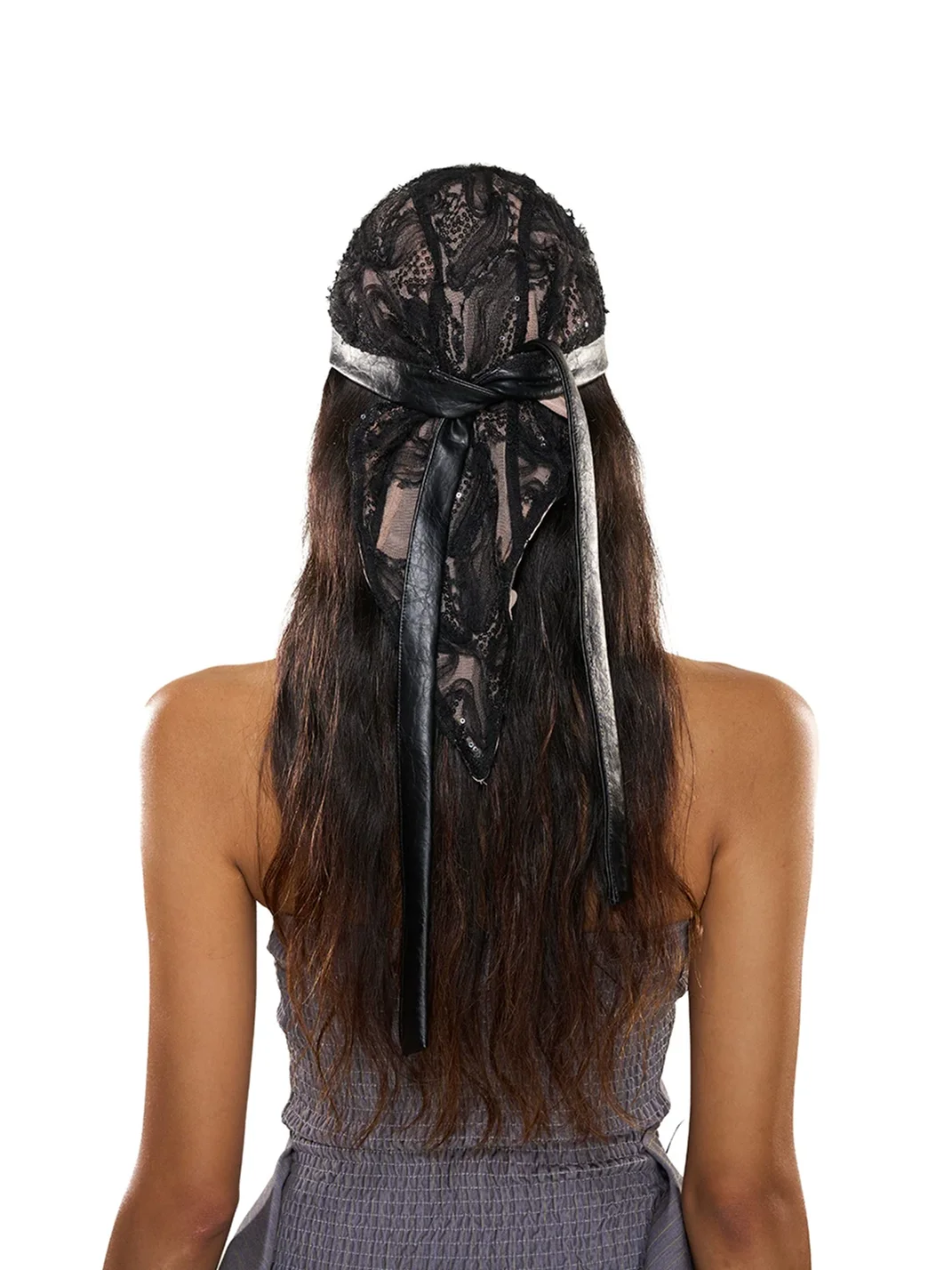 NOLA | Organza Embroidered Tie Headband