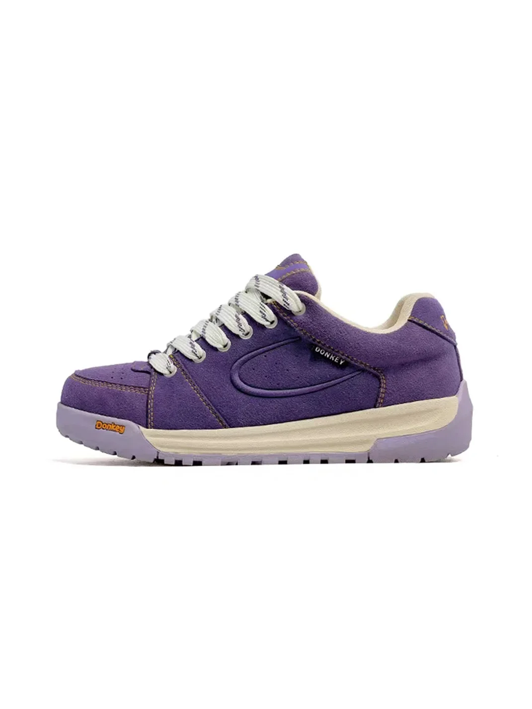 Mule Donkey | Purple Retro Thick-Soled Skate Sneakers