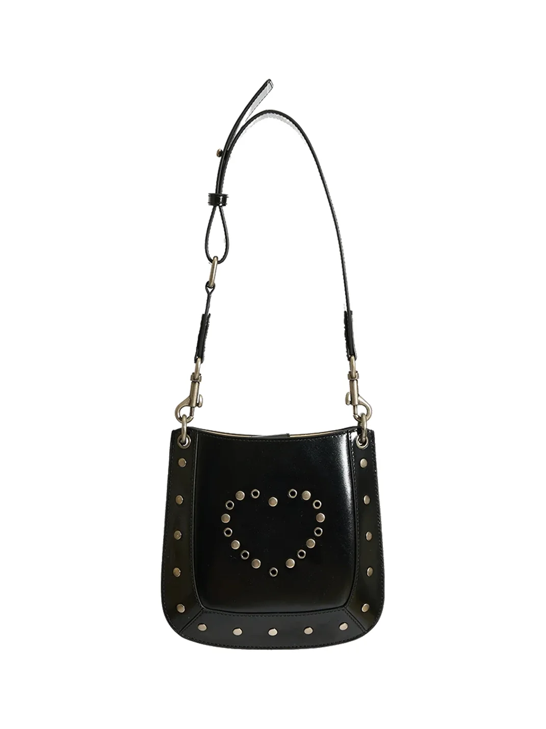 Littlegood | Heart Studded Crossbody Shoulder Bag