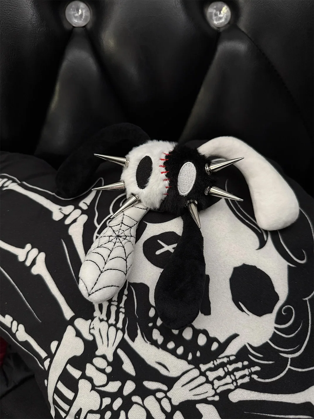 Antiphase | Four-Eared Skull Rabbit Plush Keychain