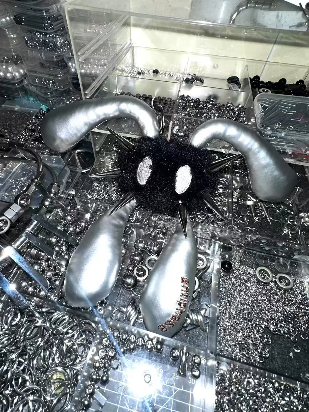 Antiphase | Four-Eared Spiked Rabbit Plush Keychain