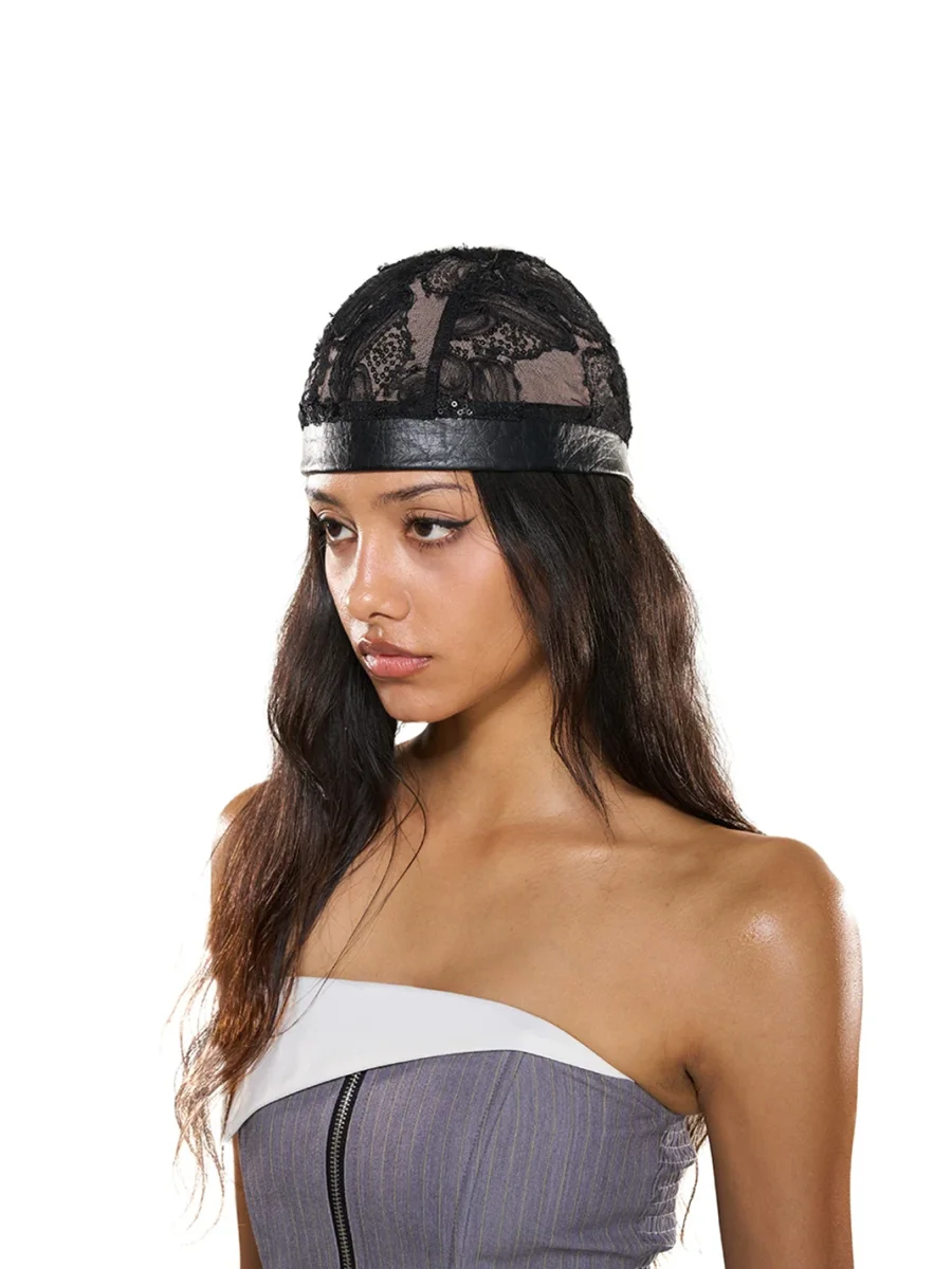 NOLA | Organza Embroidered Tie Headband - 2