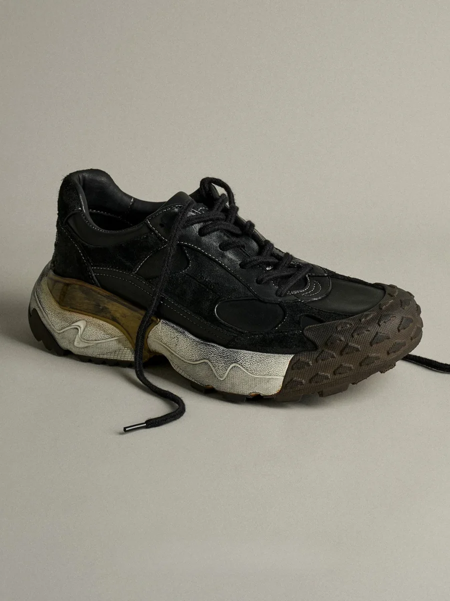 PIPG | Distressed Chunky Dad Sneakers - 2