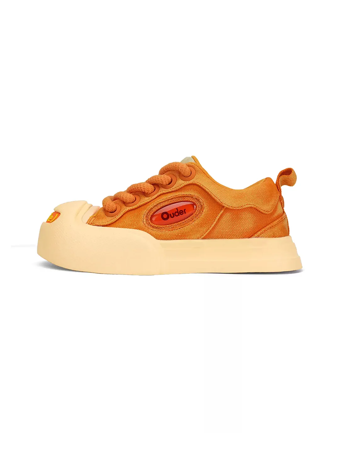 OUDER | Round-Toe Platform Low-Top Canvas Sneakers