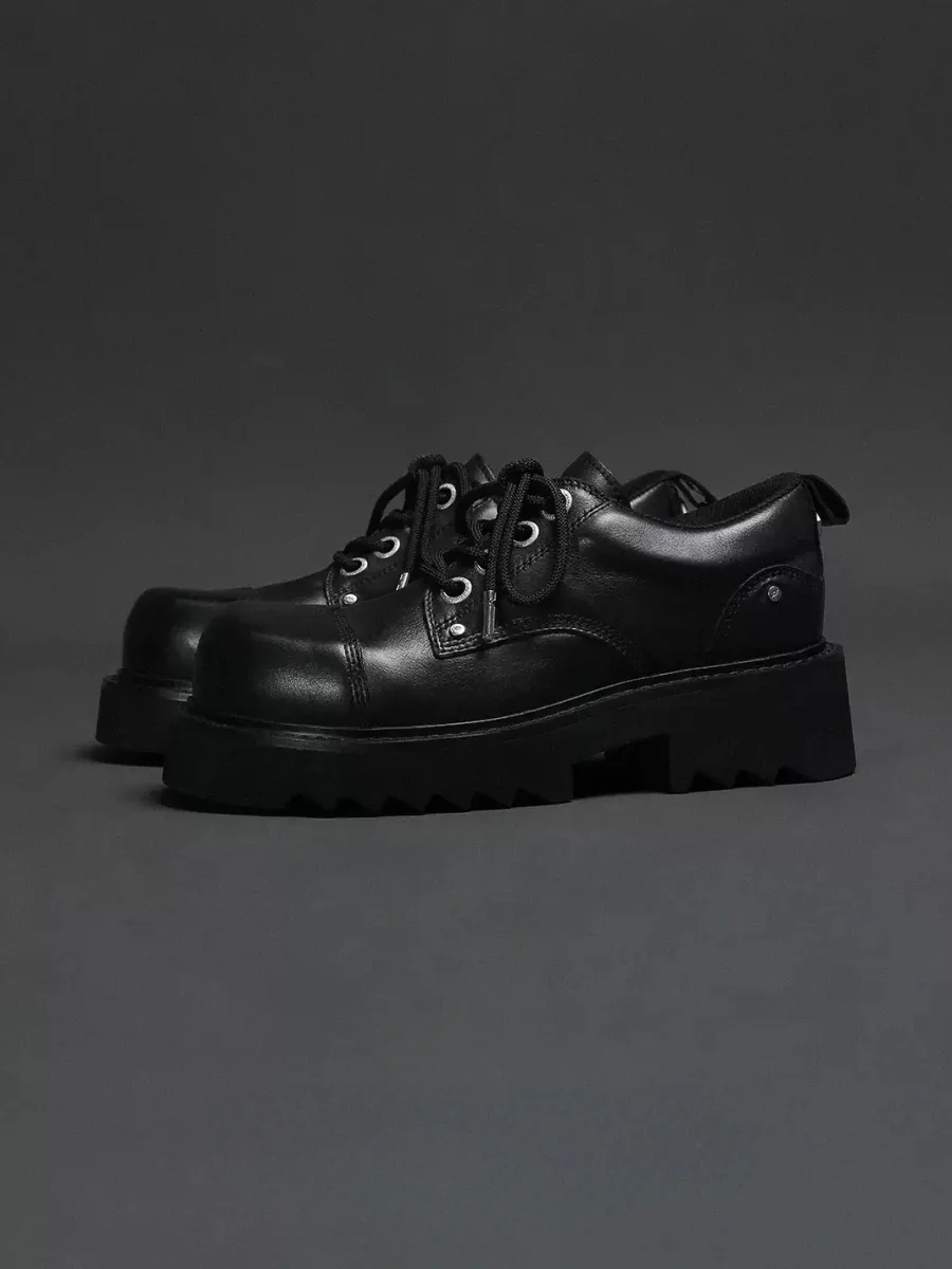 ADC | Chunky Sole Leather Derby Shoes - 3