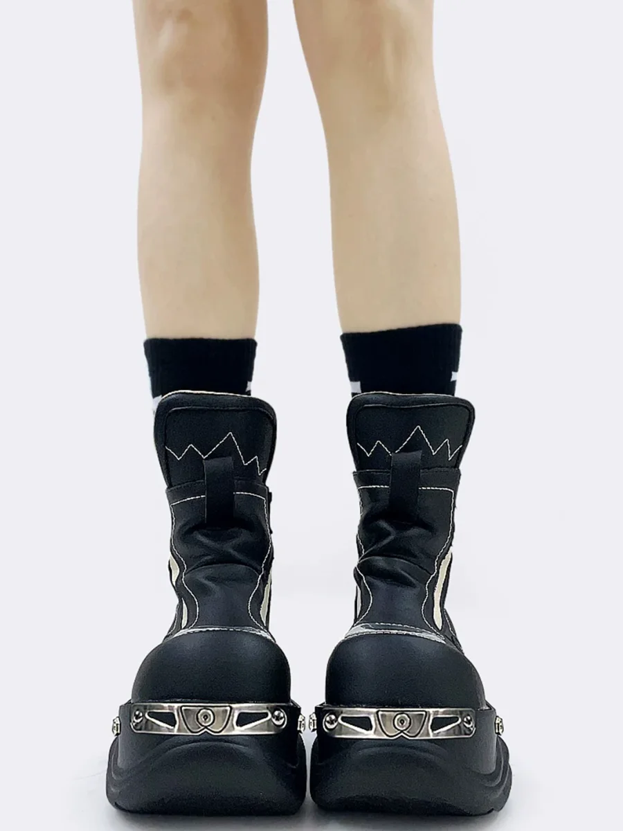 PINJIAHUI | Platform Chelsea Boots - 4