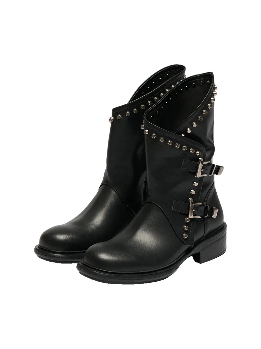 Littlegood | Studded Western Biker Boots
