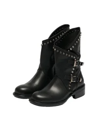 Littlegood | Studded Western Biker Boots