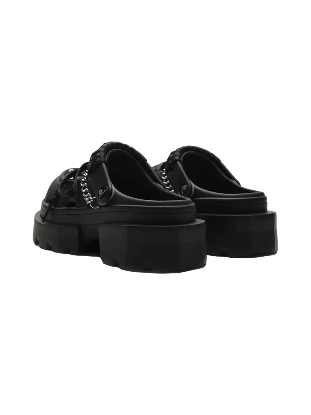 MMLQJD | Closed-Toe Platform Chain Mules