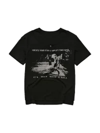 KREATE | Slim Fit Faux Layer Henley Short Sleeve T-Shirt
