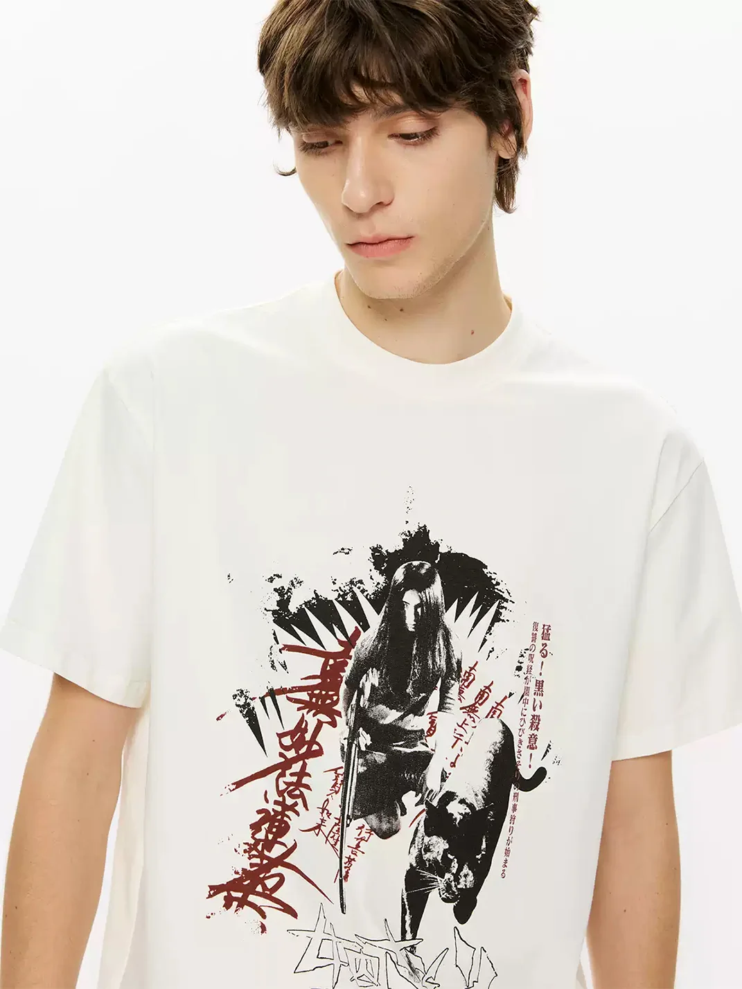 KREATE | Boxy Relaxed Fit Graphic Short Sleeve T-Shirt
