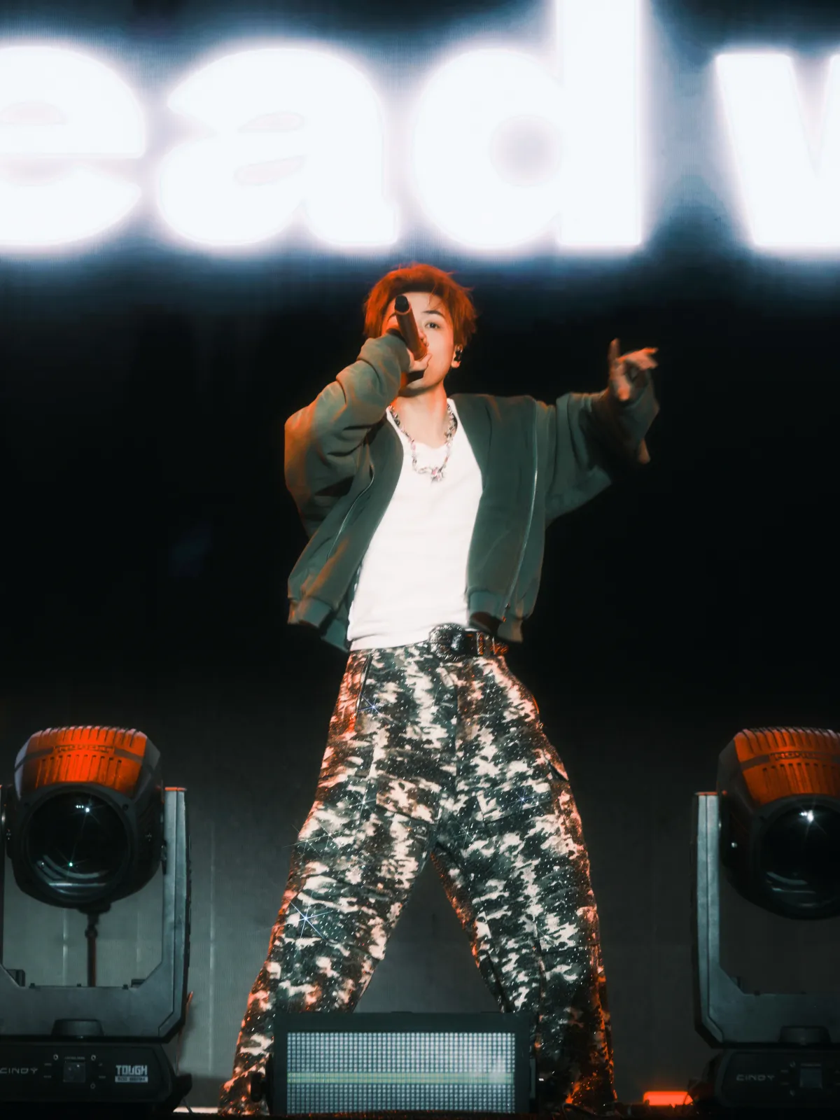 BE A DEVIL | 3D Printed Camo 18K Diamonds Cargo Pants