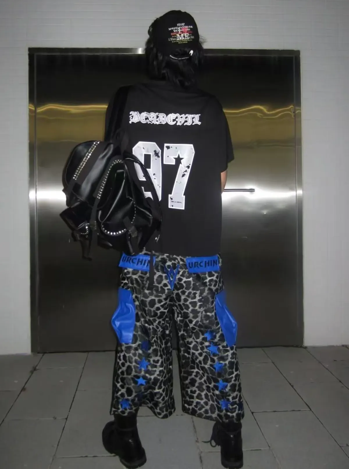 BE A DEVIL丨Sanskrit Letter Hockey Jersey T-Shirt
