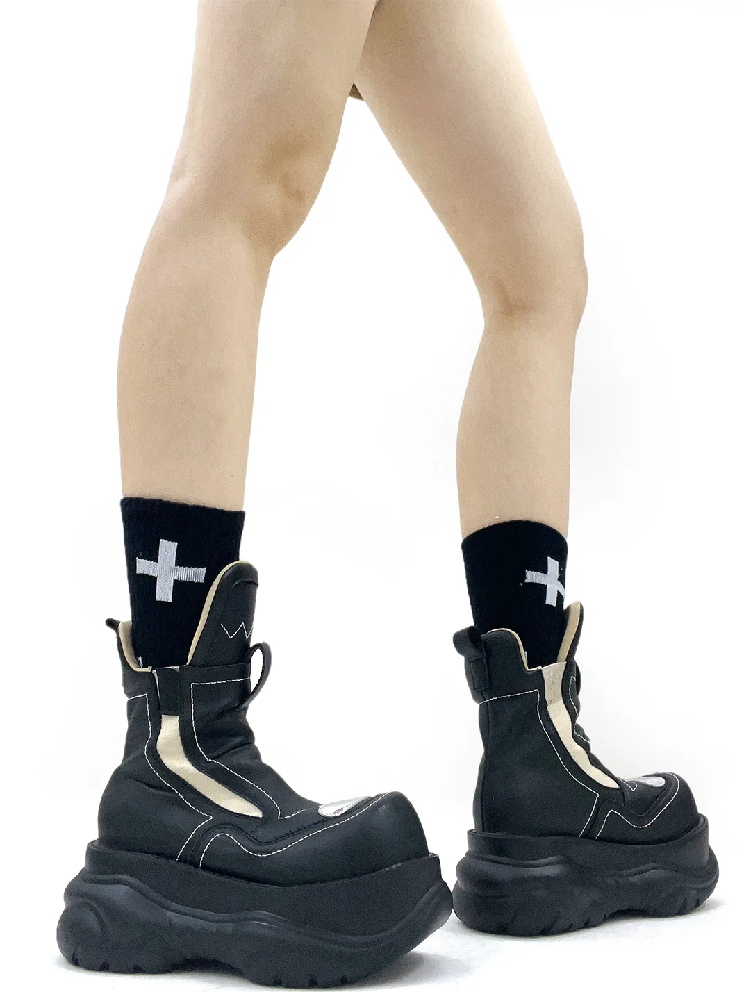 PINJIAHUI | Platform Chelsea Boots