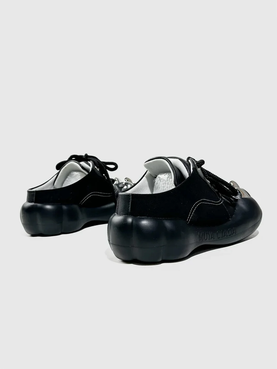 Visual focus | Cat Claw Platform Closed-Toe Slippers