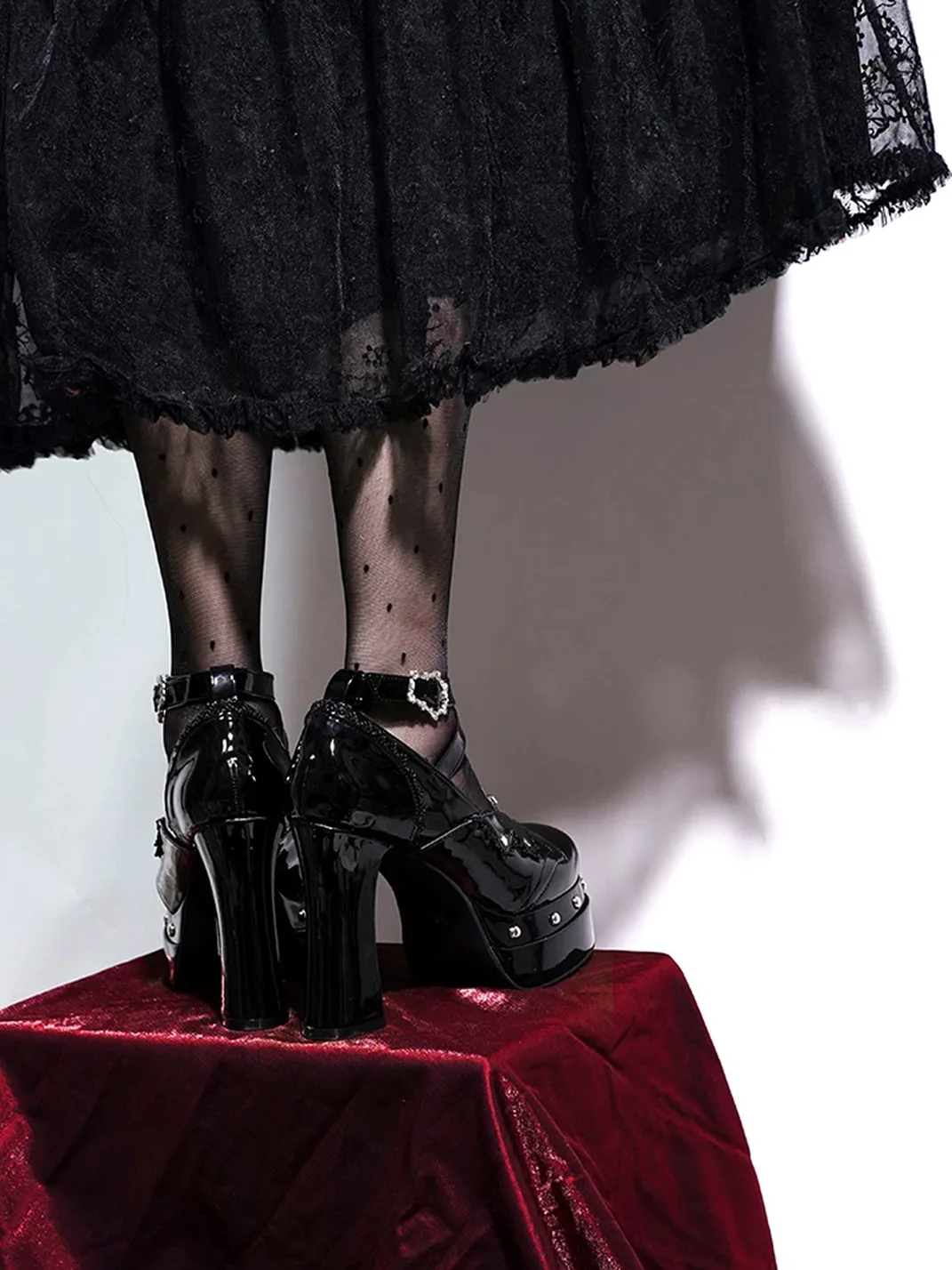 Transfer Student | Gothic Goblet Heel Shoes