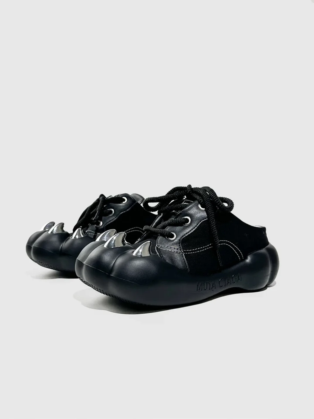 Visual focus | Cat Claw Platform Closed-Toe Slippers