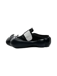 Visual focus | Platform Cat Claw Leather Mules