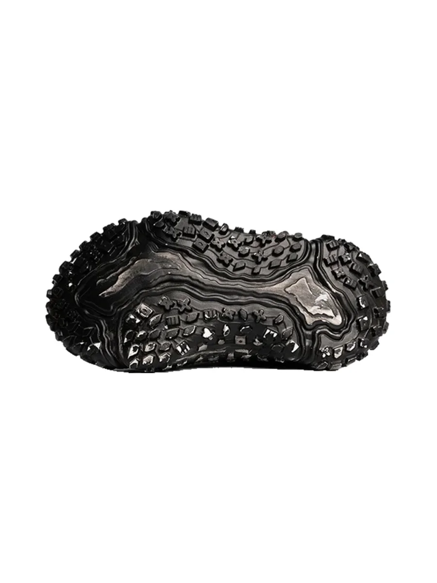 ZHUDAGE | Platform Lace-Up Canvas Boots With Lace - 3