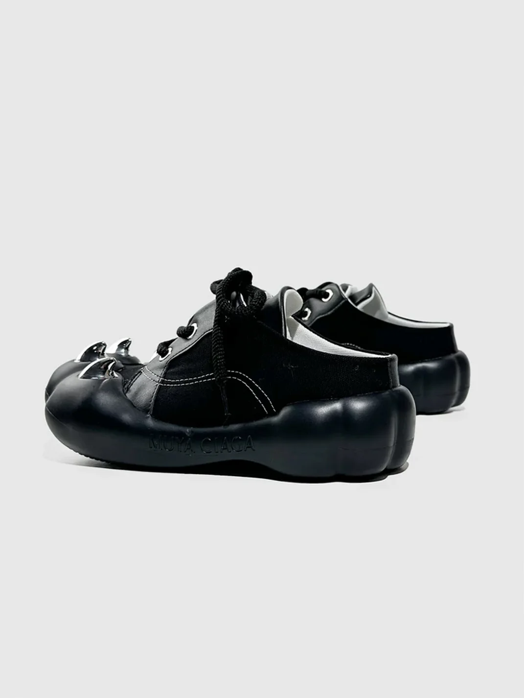 Visual focus | Cat Claw Platform Closed-Toe Slippers