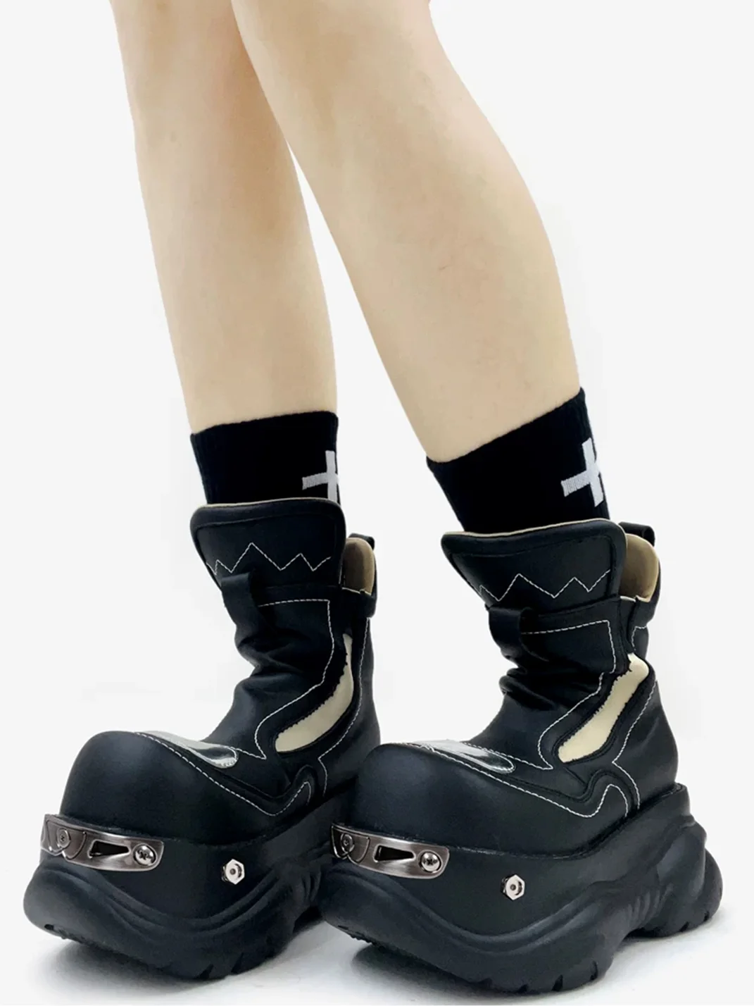 PINJIAHUI | Platform Chelsea Boots