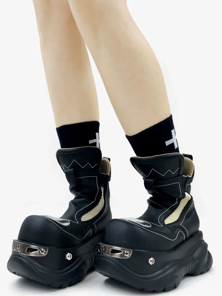 PINJIAHUI | Platform Chelsea Boots - 2