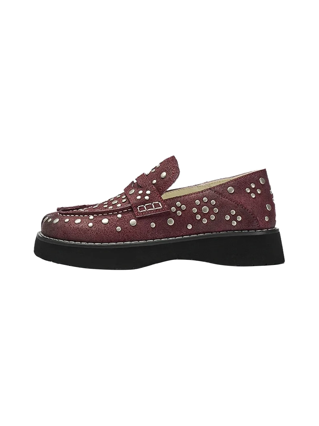 XMZY | Retro Split-Toe Platform Loafers