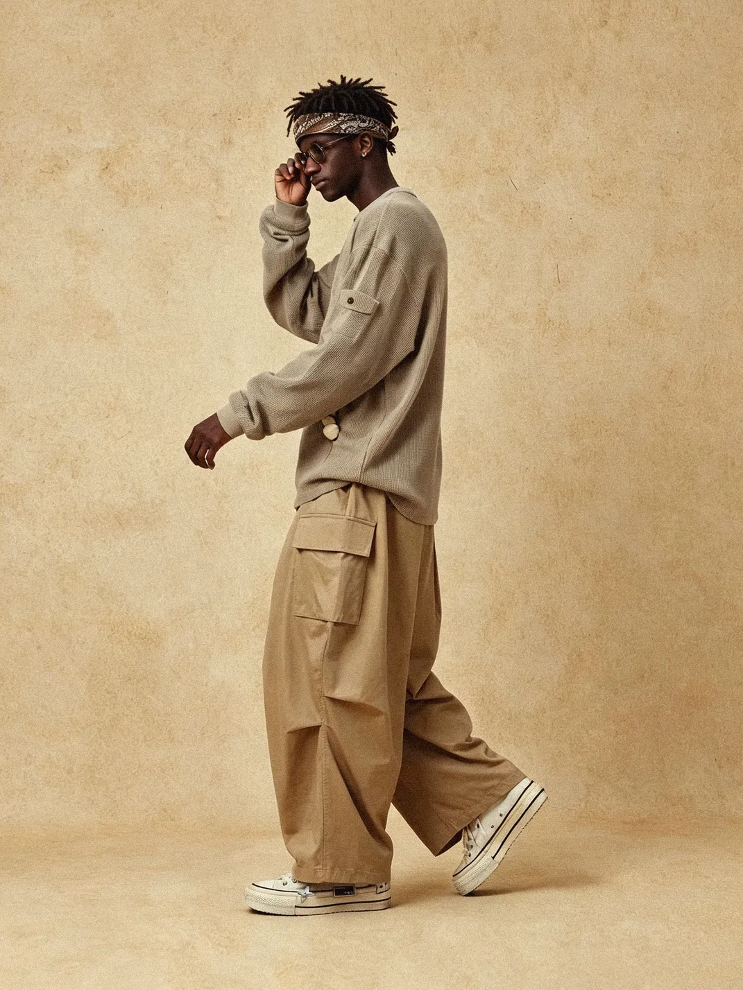 ADC | Distressed Platform Canvas Sneakers
