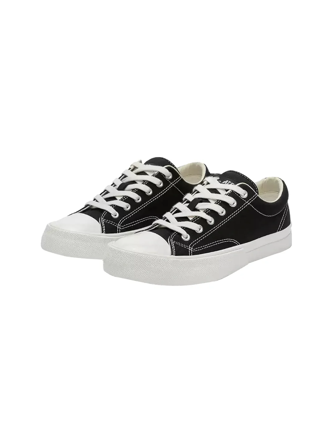 KREATE | Low-Top Thick-Sole Canvas Sneakers