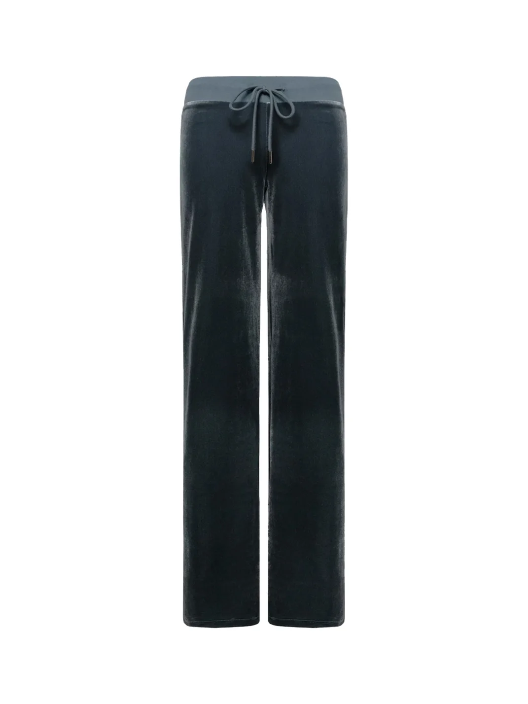 JYOSEI | Printed Velvet Hooded Top And Loose Pants Set