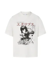 KREATE | Vintage Portrait Floral Print Short Sleeve T-Shirt