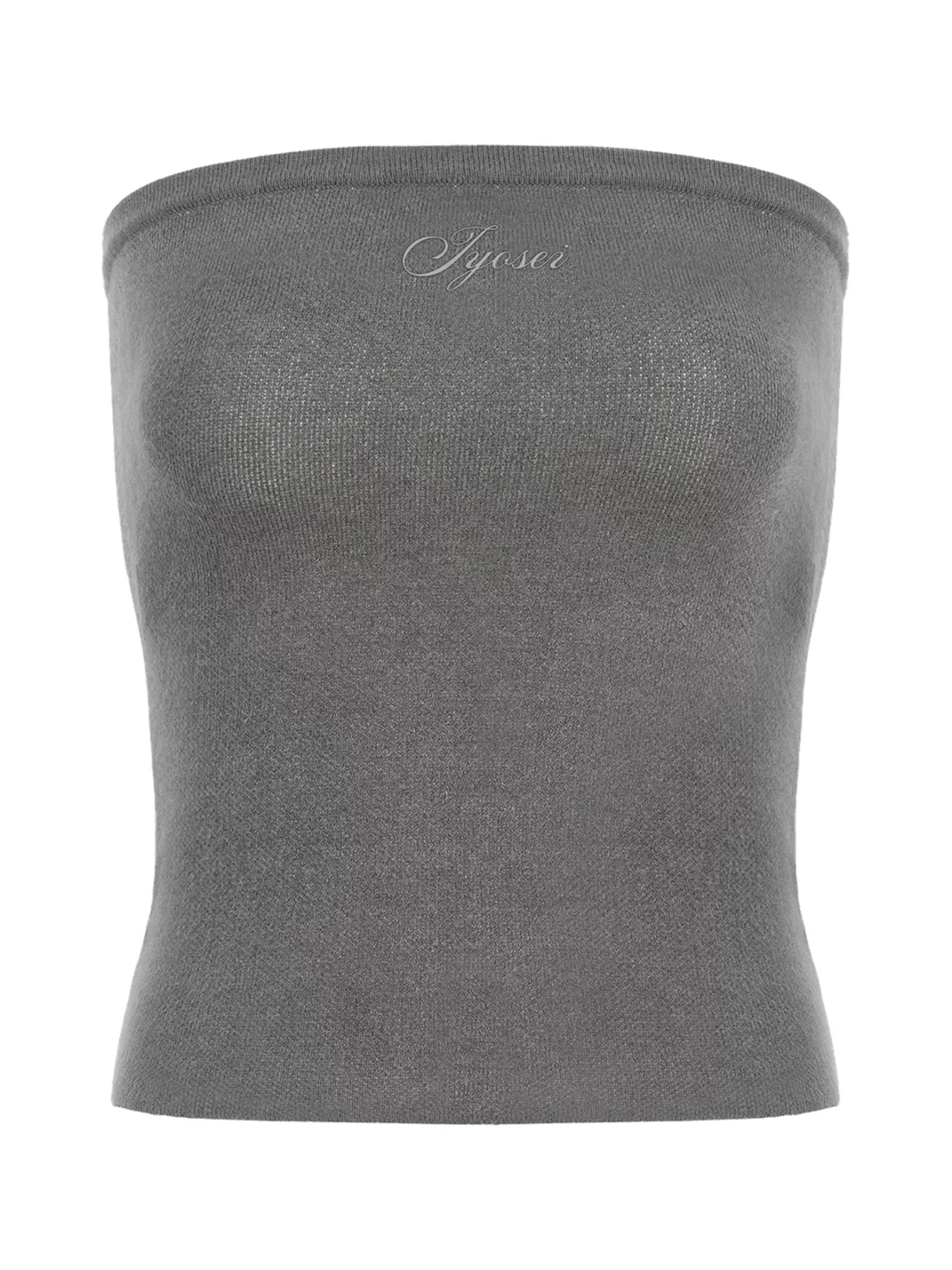 JYOSEI | Gray Argyle Knit Top And Pleated Skirt Set