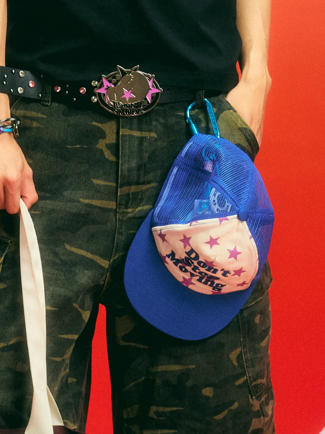 DONSMOKE | Retro Star Adjustable Mesh Trucker Hat