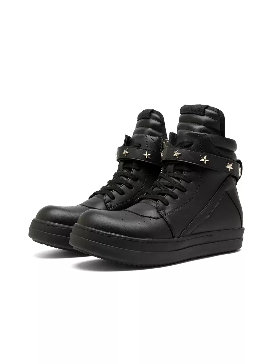 FGMM | Star-Studded Side-Zip High-Top Platform Sneakers