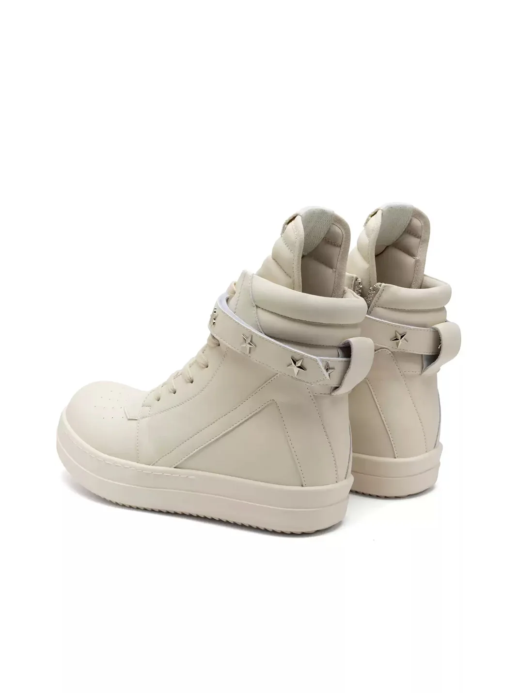 FGMM | Star-Studded Side-Zip High-Top Platform Sneakers
