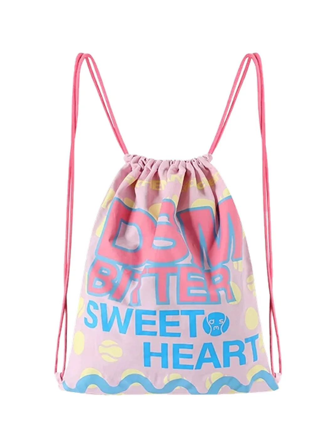 DONSMOKE | Tennis Polka Dot Adjustable Strap Drawstring Backpack