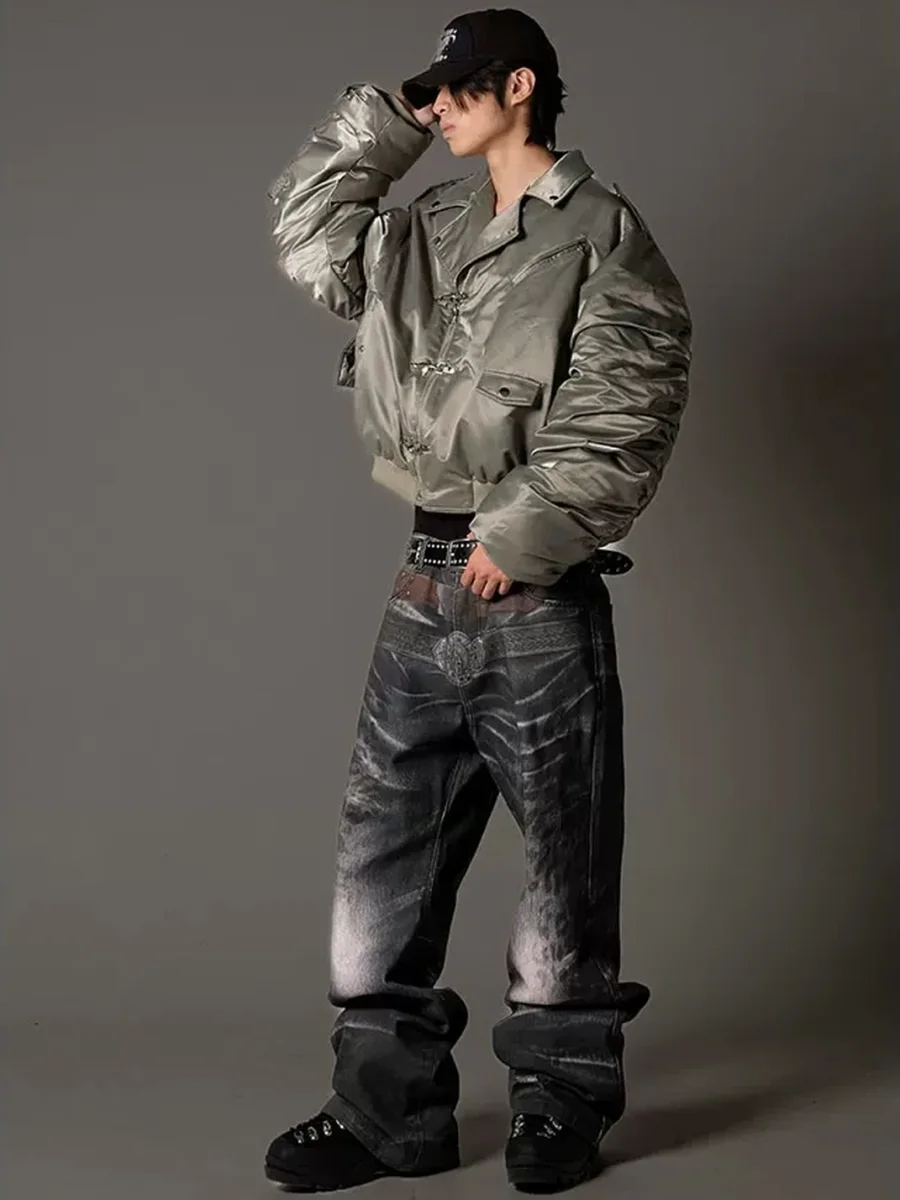 NASTYHUB | Cropped Wide-Fit Bomber Jacket With Detachable Plush Collar - 3