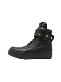 FGMM | Star-Studded Side-Zip High-Top Platform Sneakers