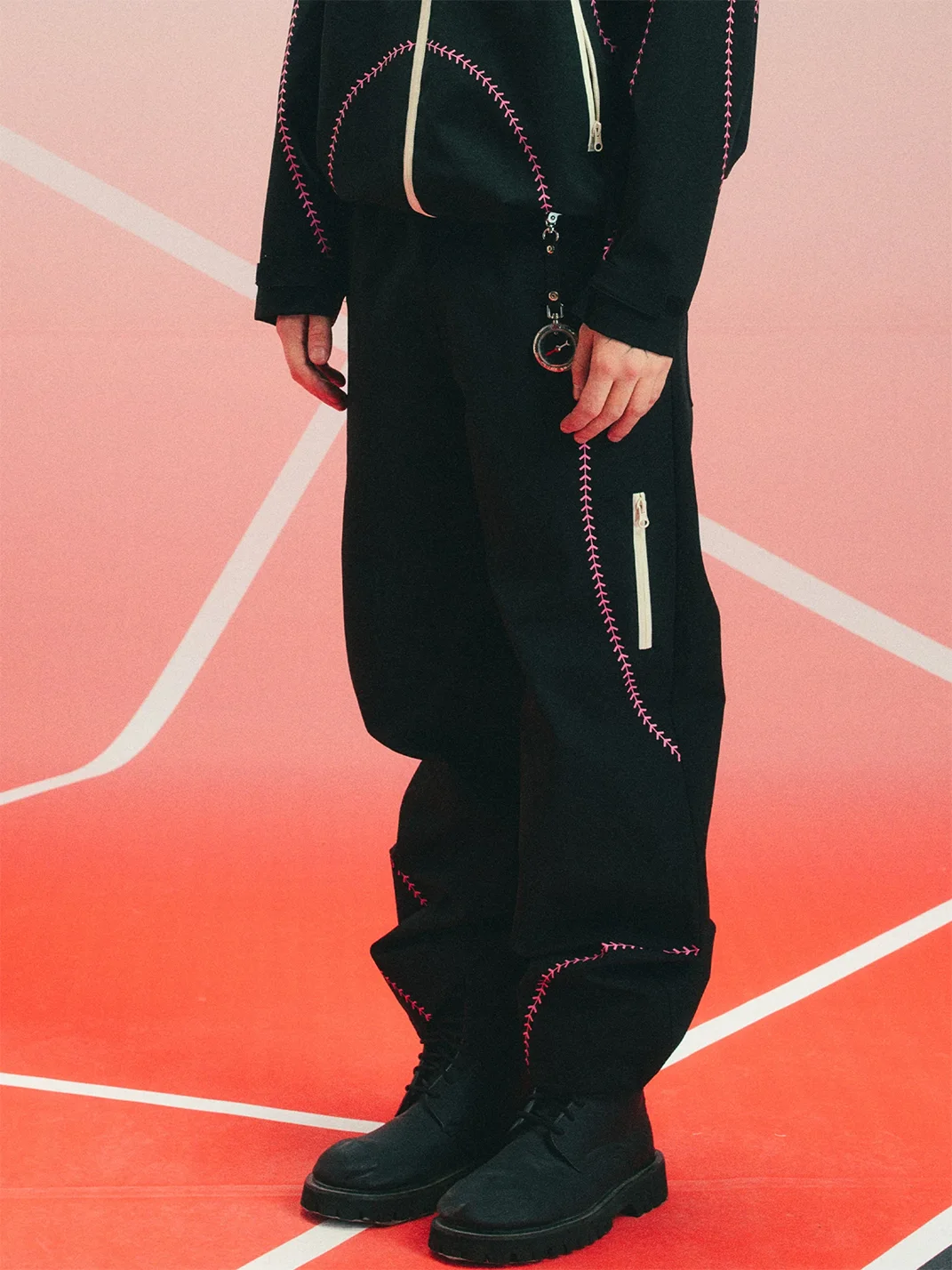 DONSMOKE | Loose Straight-Leg Hard-Shell Pants