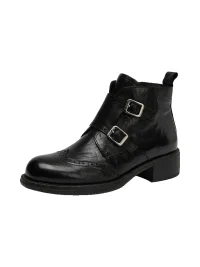 QBDGFQJD | Brogue Thick-Sole Ankle Boots
