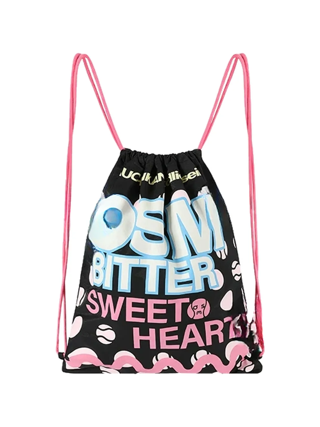 DONSMOKE | Tennis Polka Dot Adjustable Strap Drawstring Backpack