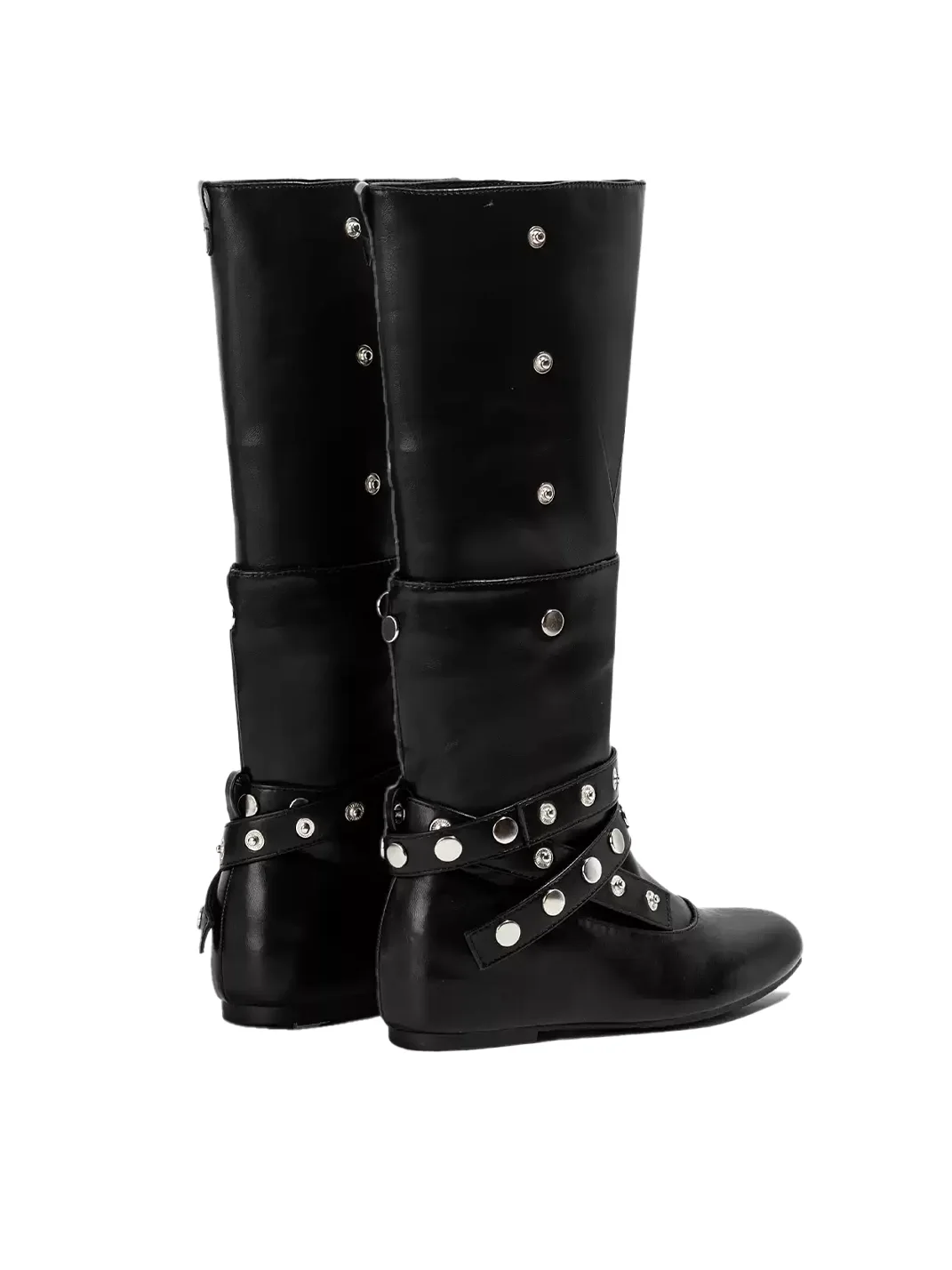 LMDD | Black Studded Platform Tall Boots
