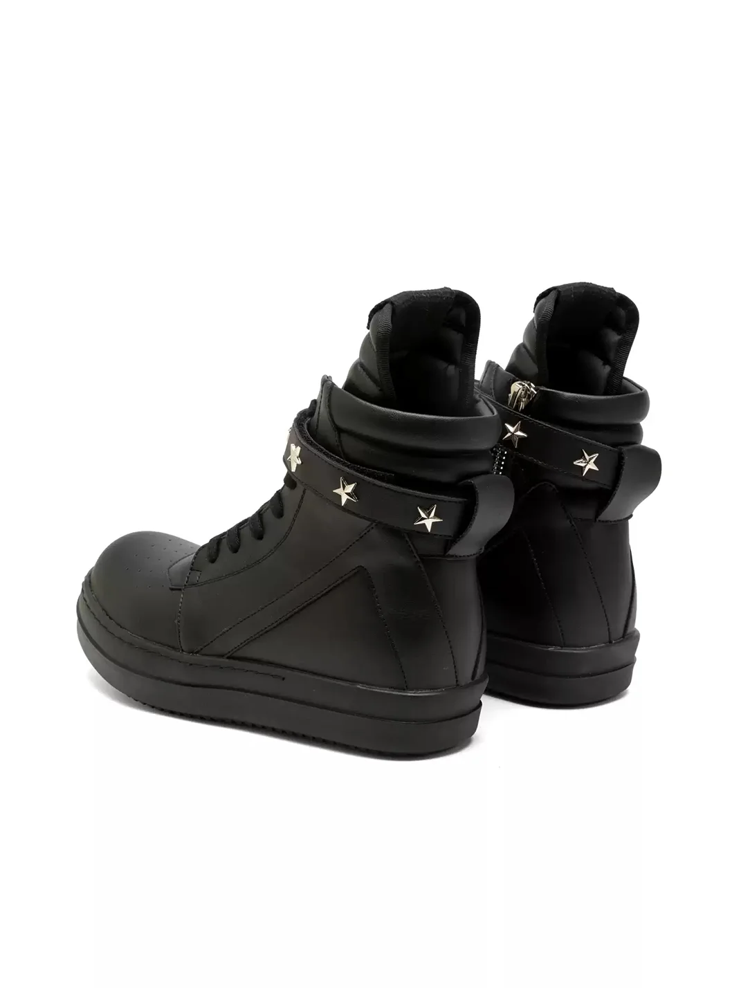 FGMM | Star-Studded Side-Zip High-Top Platform Sneakers