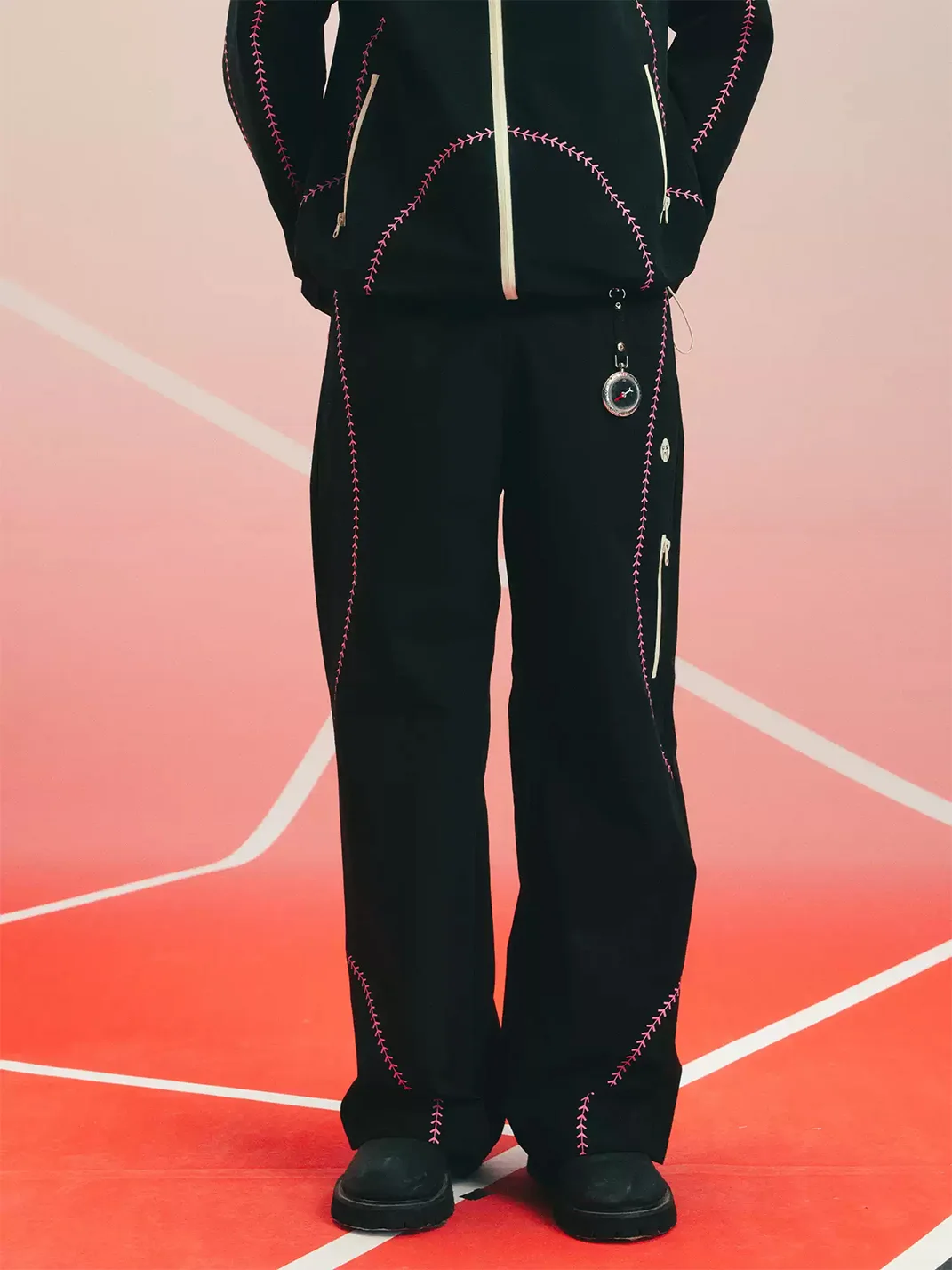 DONSMOKE | Loose Straight-Leg Hard-Shell Pants