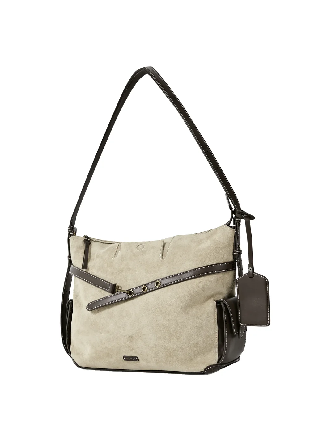 KREATE | Suede Adjustable Strap Shoulder Tote Bag