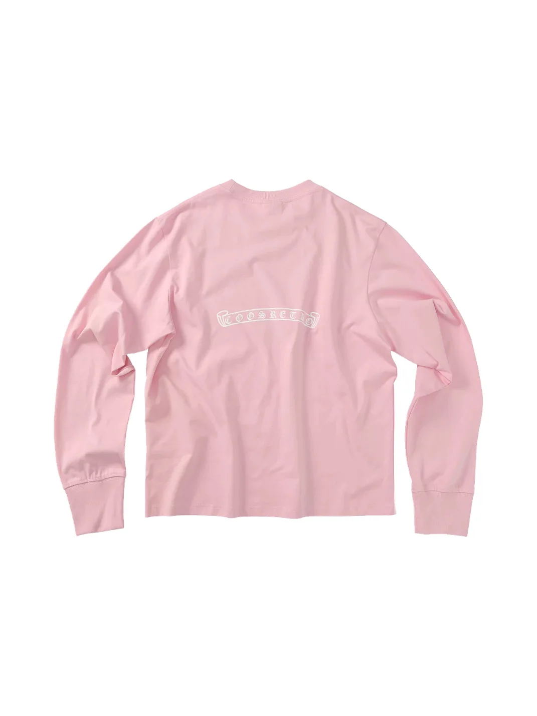 CoosRetro | Loose Fit Sweat-Reactive Print Long Sleeve T-Shirt